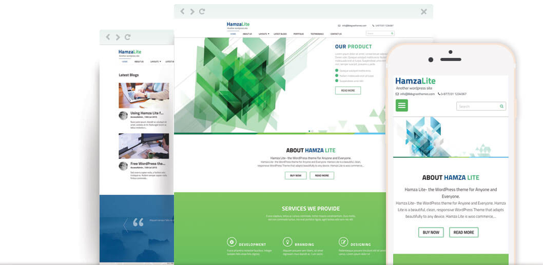 Hamza Lite – Free Business WordPress Theme