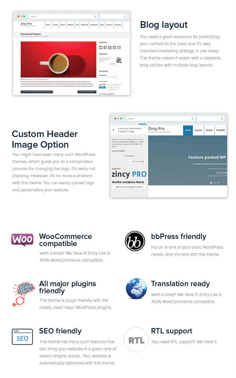 Zincy Pro – Premium Multipurpose WordPress Theme