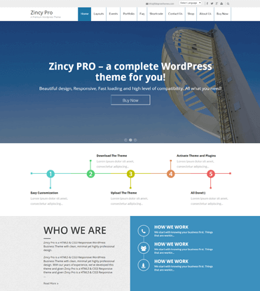 Zincy Pro - Premium Multipurpose WordPress Theme
