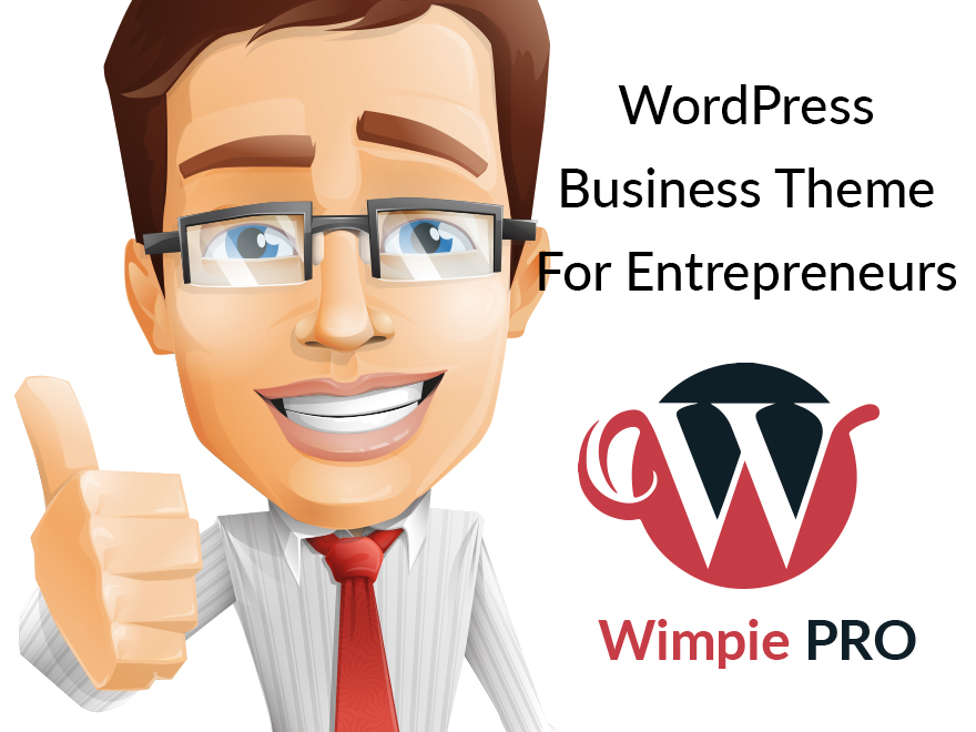 WordPress Business Theme for Entrepreneurs- Wimpie Pro