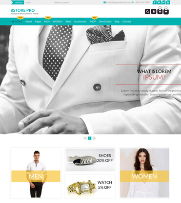 EightStore Pro - Best Premium WooCommerce, eCommerce and Store WordPress Theme