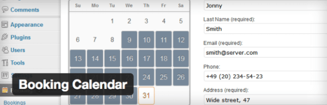 Booking Calendar