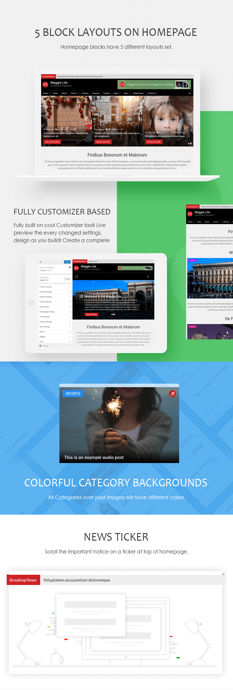Maggie Lite – Free WordPress Magazine & Newspaper Theme