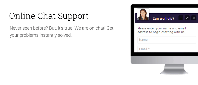 online chat support