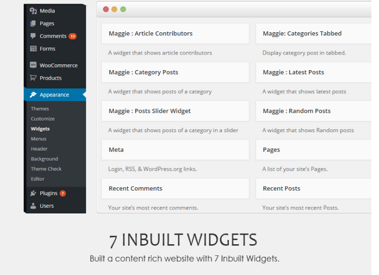 widgets