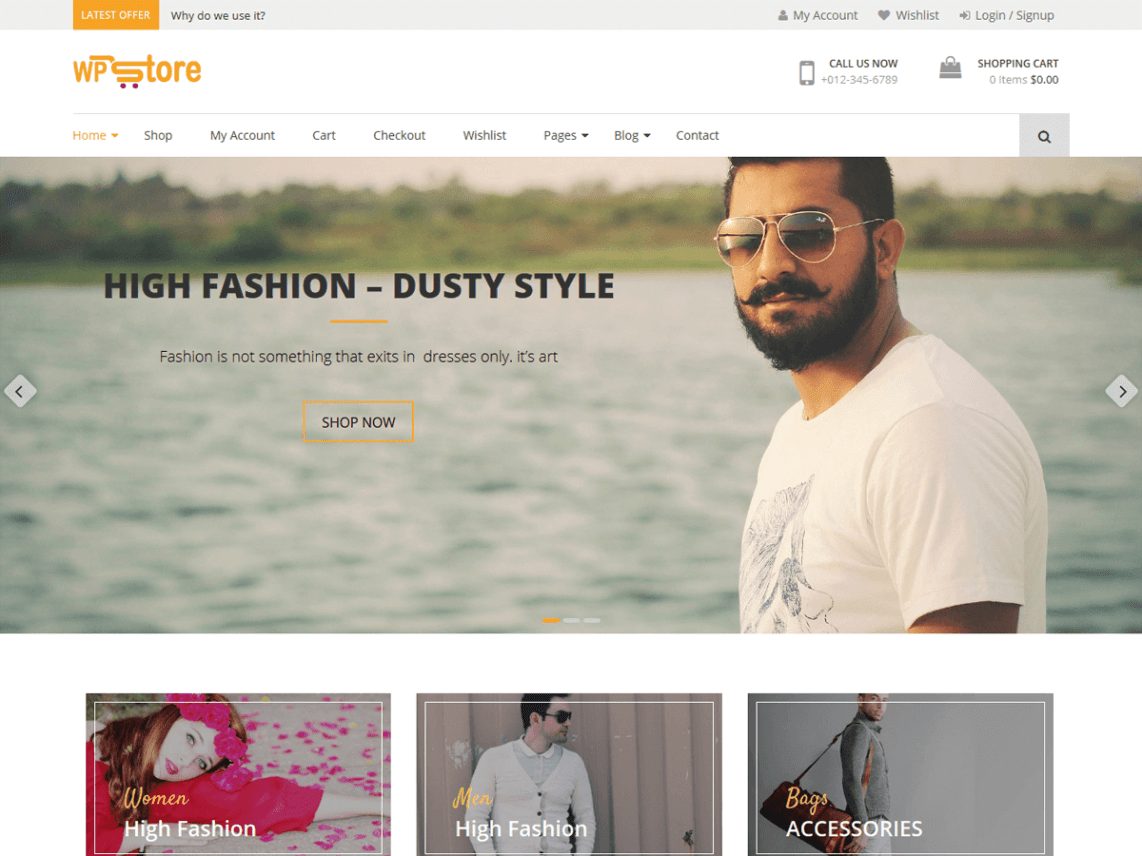 WP Store - Free WooCommerce eCommerce WordPress theme - best ecommerce wordpress themes