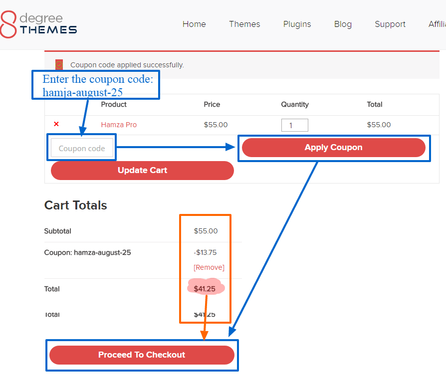 Hamza Pro discount use