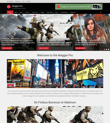 Maggie Pro - Premium WordPress Magazine & Newspaper Theme