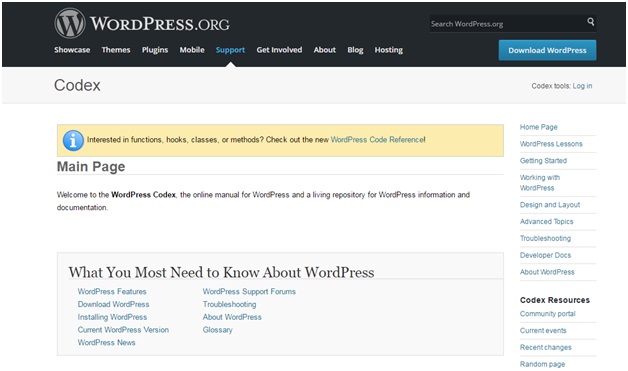 wordpress-codex