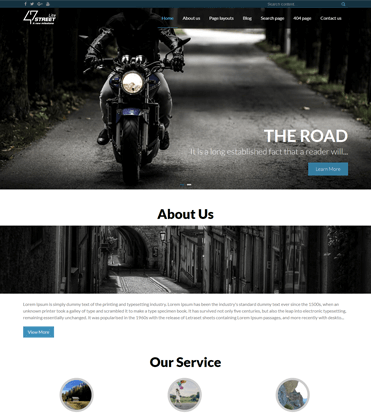 FortySeven Street - Free Multipurpose Responsive WordPress Theme
