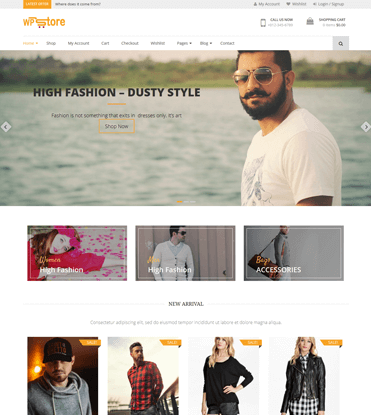 WP Store - Best Free WooCommerce Store WordPress Theme