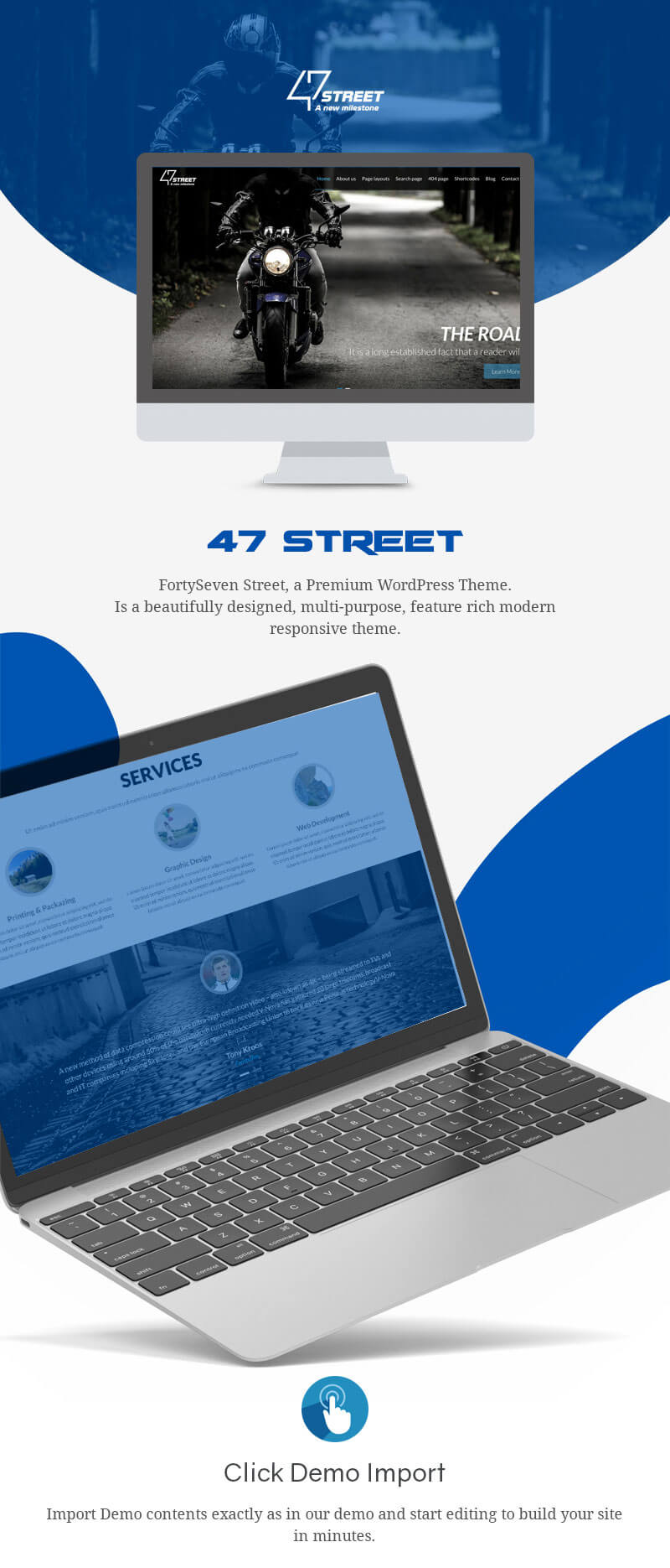 47 Street – Premium Multipurpose Responsive WordPress Theme