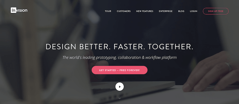 InvisionApp - Tool to streamline your web development process