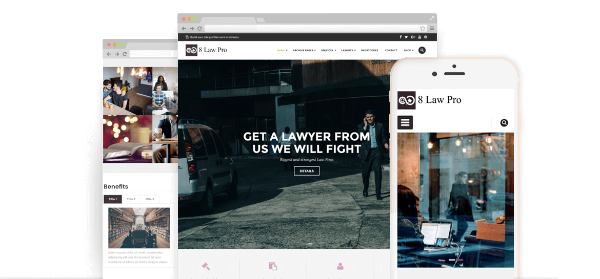 EightLaw Pro – Premium Lawyer WordPress Theme For Law Firm