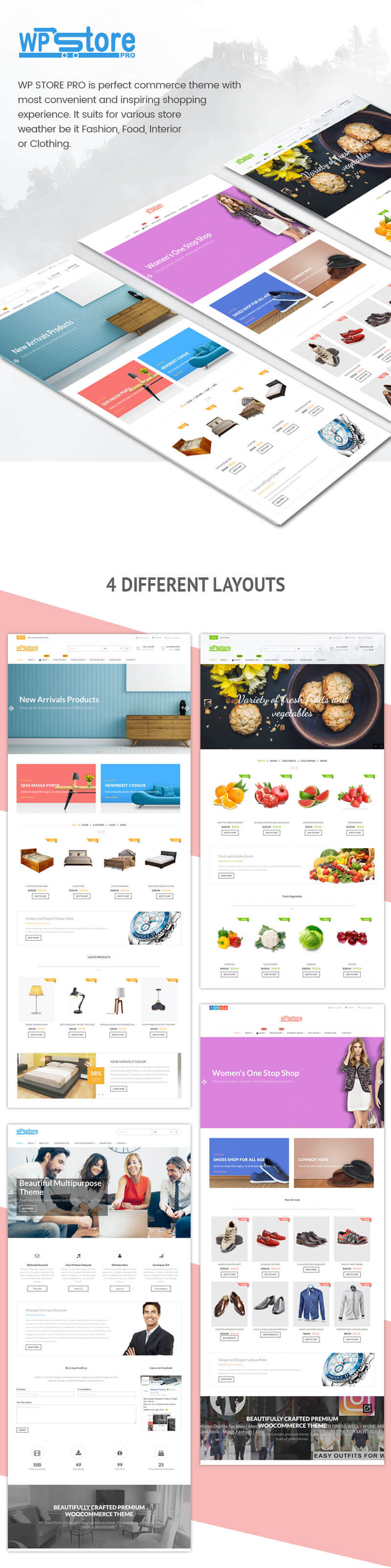 WP Store Pro – Best Premium WooCommerce Store WordPress Theme