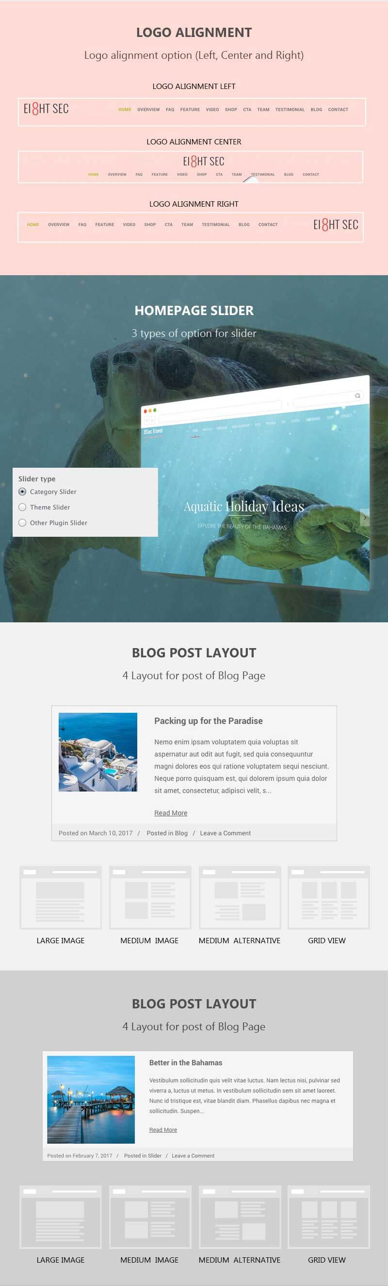Eight Sec Pro – Premium One Page WordPress Theme