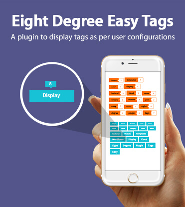 Eight Degree Easy Tags - WordPress Tags Designer Free Plugin