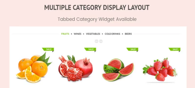 Multi category display layout - WP Store Pro