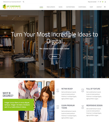 WP Corporate - Best Premium WordPress Business Theme