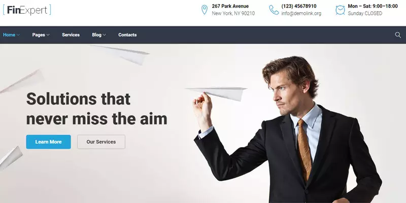 FinExpert - Premium Business WordPress Theme