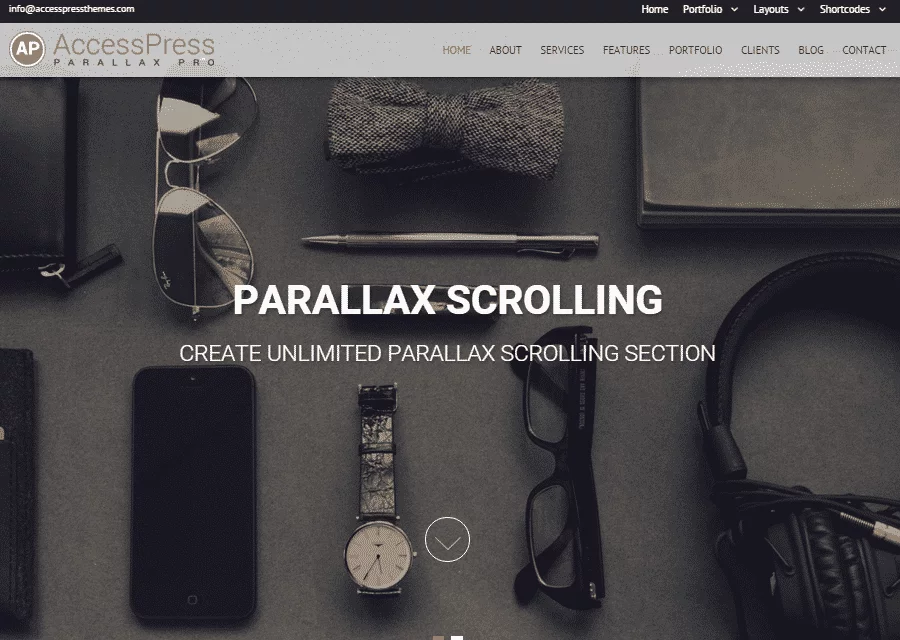 AccessPress Parallax Pro