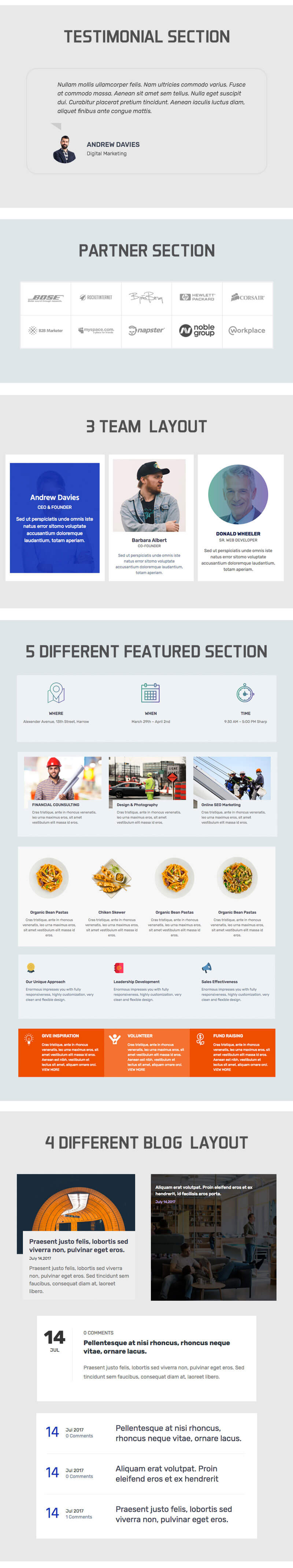The100 – Best free multipurpose and multi-layout WordPress Theme