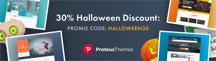 ProteusThemes - WordPress Deals and Discounts for Halloween