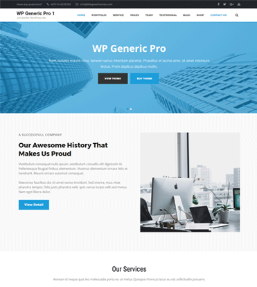 WP Generic Pro - Best Multipurpose WordPress Premium Theme