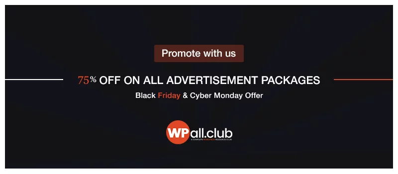 WPALL Club-WordPress Black Friday and Cyber Monday Deals