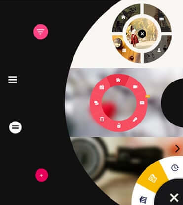 Eight Degree Circular Menu - Floating Circular Navigation Menu for WordPress