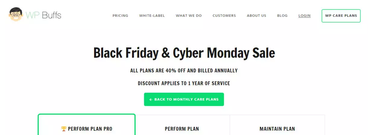 WP Buffs-WordPress Black Friday and Cyber Monday Deals