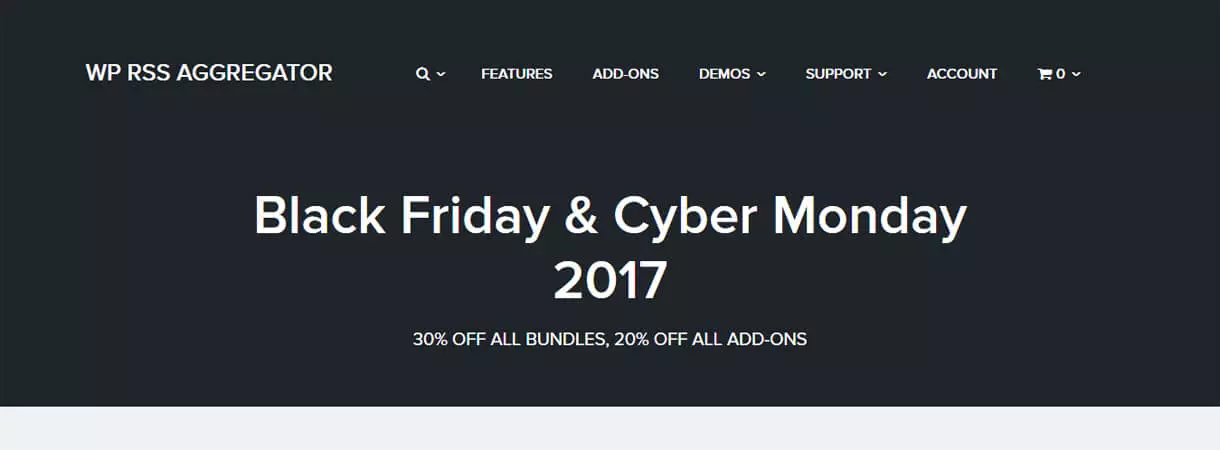 WP RSS Aggregator - WordPress Black Friday and Cyber Monday Deals