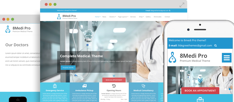 ightMedi PRO Amazing Premium Medical Health WordPress Theme