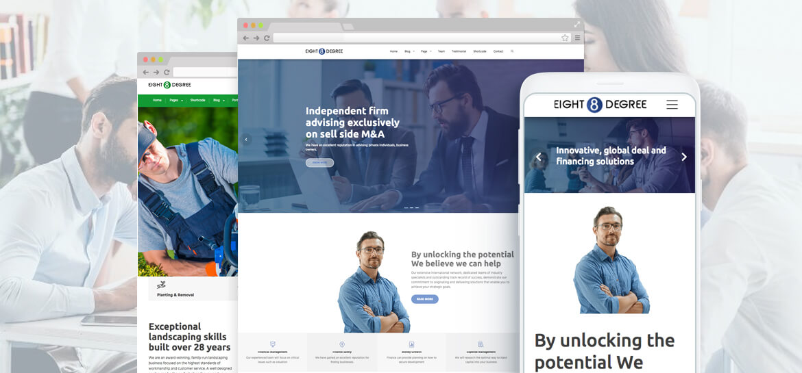 Eight Degree Pro – WordPress Corporate Business Premium Theme