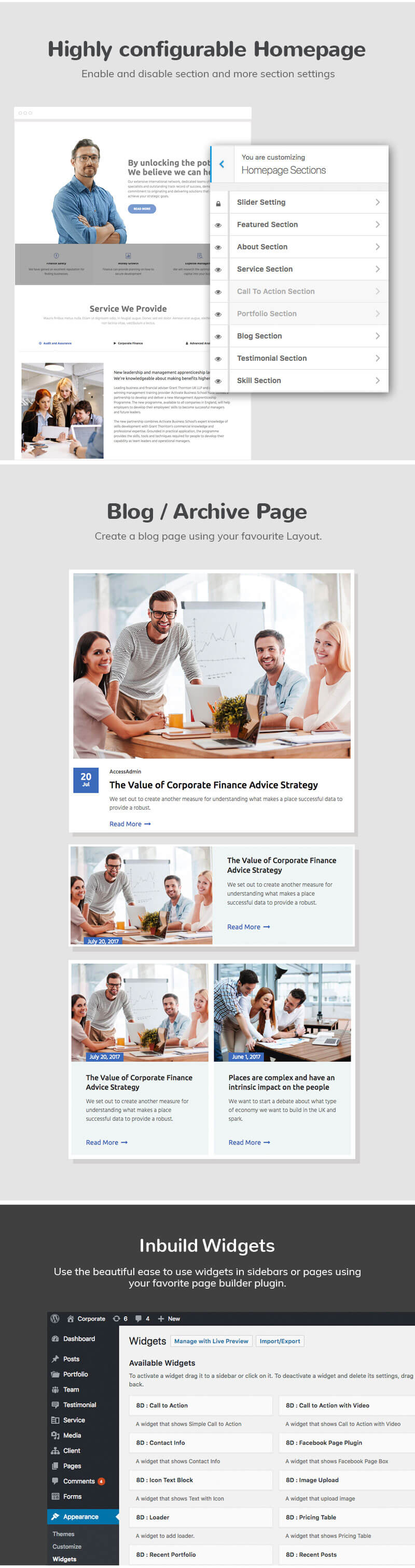 Eight Degree Pro – WordPress Corporate Business Premium Theme