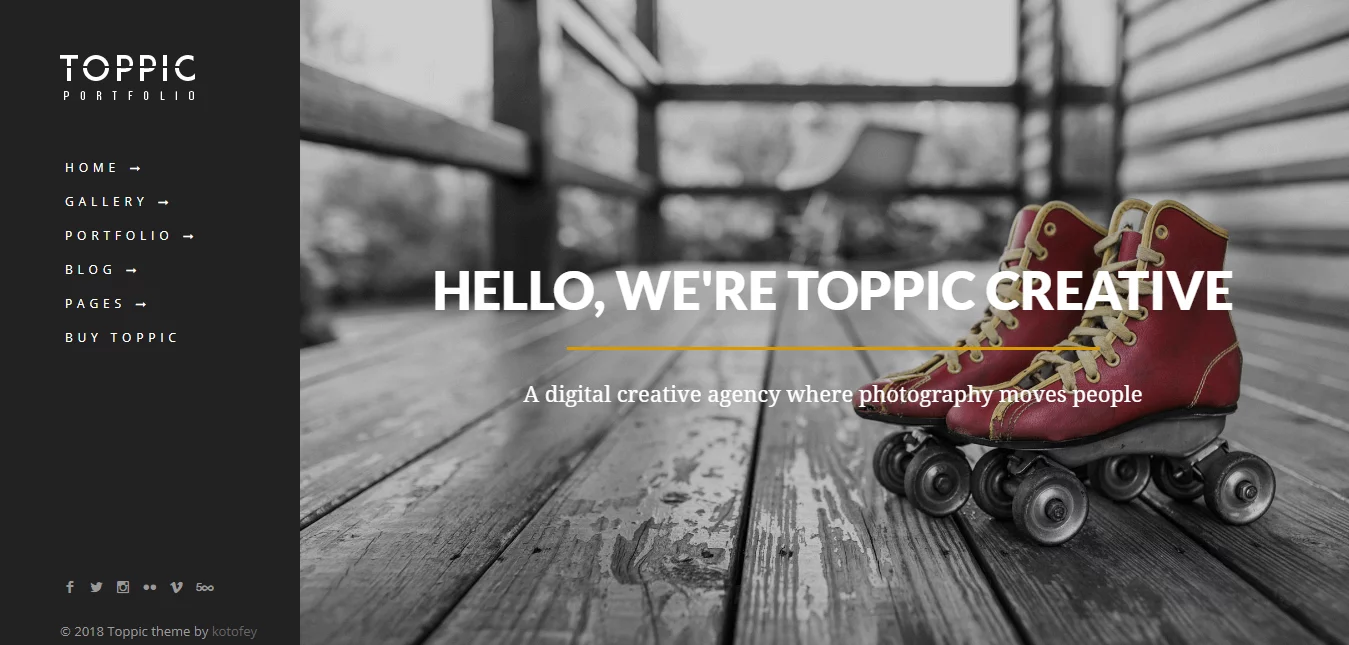 TopPic - Premium Photography WordPress Themes and Templates