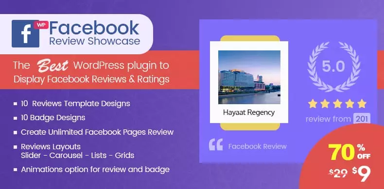 Best WordPress Facebook Review Showcase Plugin: WP Facebook Review Showcase