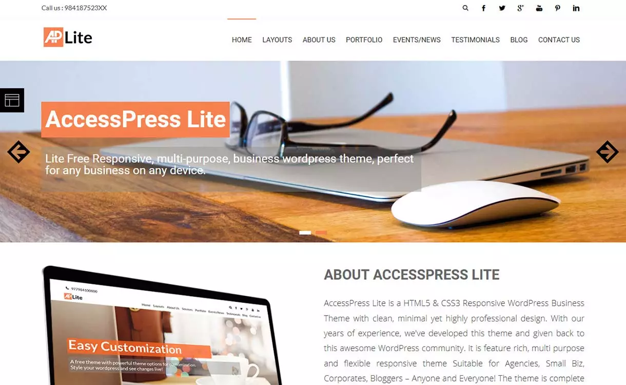 accesspress-lite-free-multipurpose-wordpress-theme