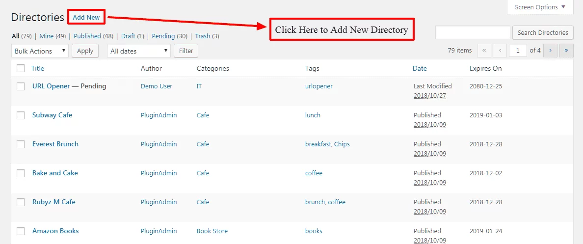 Everest Business Directory: Add New Directory