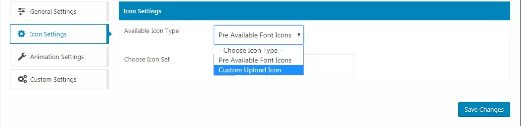 WP Menu Icons - Icon Settings