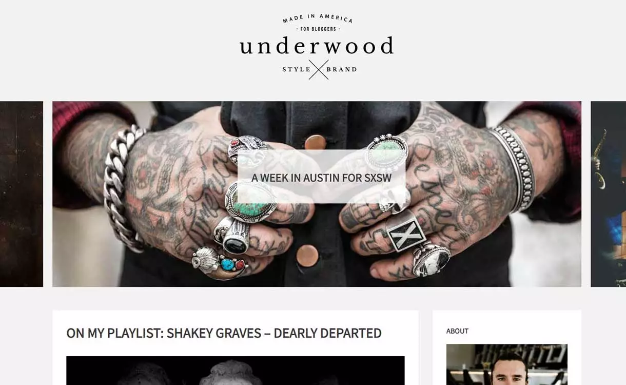 underwood-best-premium-wordpress-blog-themes