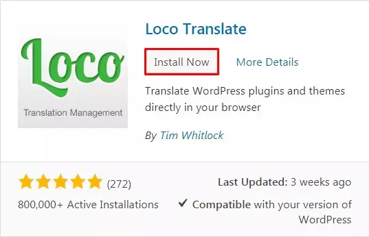 Translate a WP Plugin in Your Language.