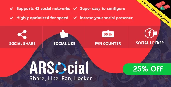 Best WordPress Social Media Share/Counter Plugin: ARSocial