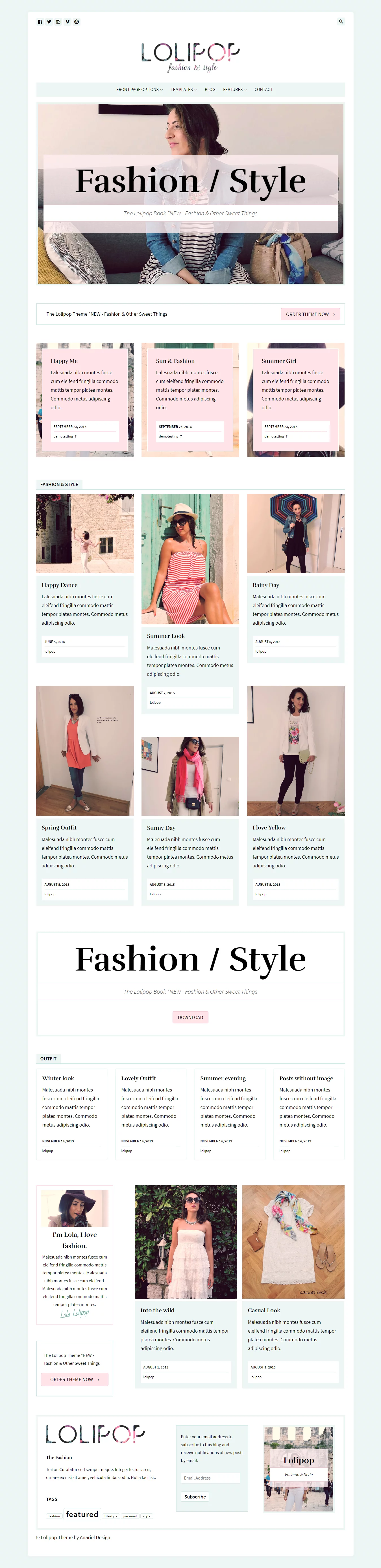 Lolipop - Best Premium Fashion WordPress Themes