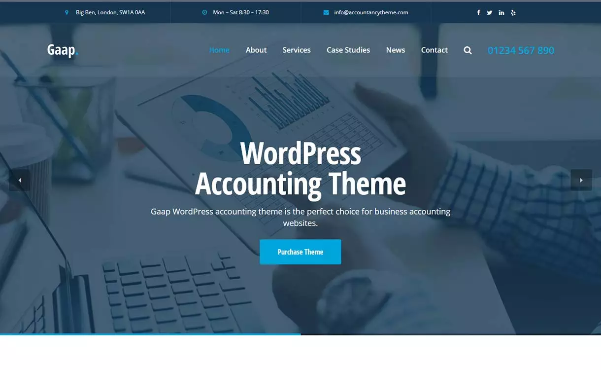 gaap-best-premium-accounting-wordpress-theme