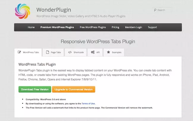 Wonder plugin