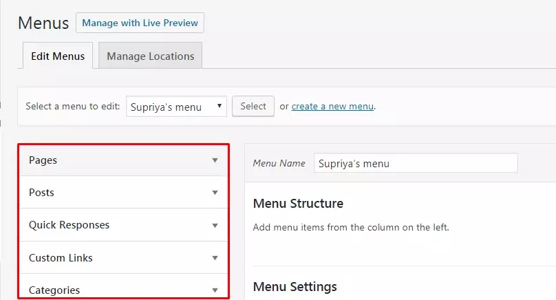 Add Specific Post to WordPress Navigation Menu.