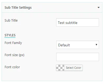 Everest Counter Lite: Sub Title Settings