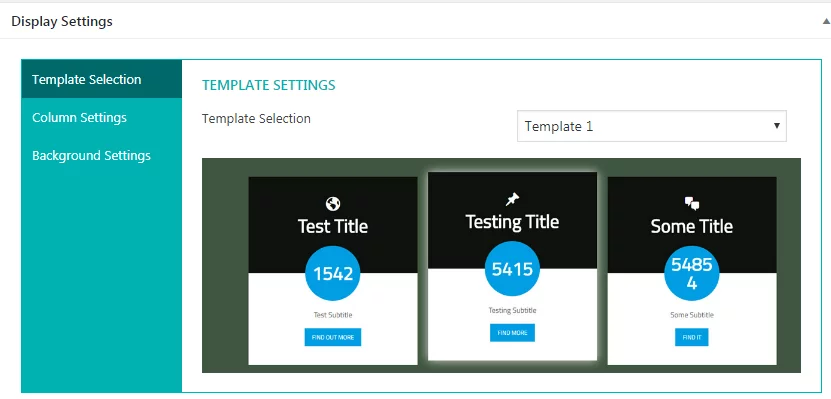 Everest Counter Lite: Template Selection