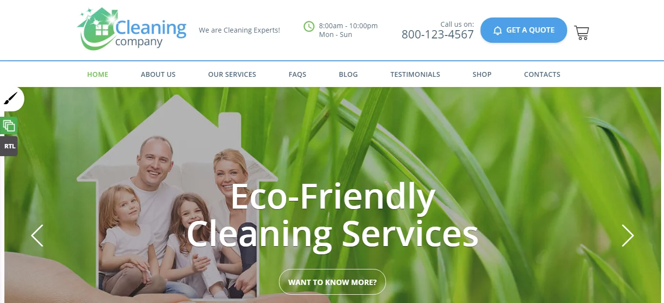 Cleaning Service - Best WordPress Cleaning Service Theme